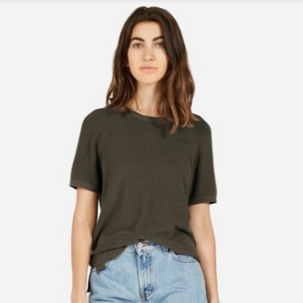 Everlane The Cotton Sweater Short Sleeve